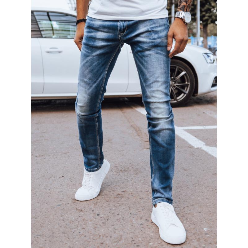 Pánské kalhoty STYLE jeansy modré