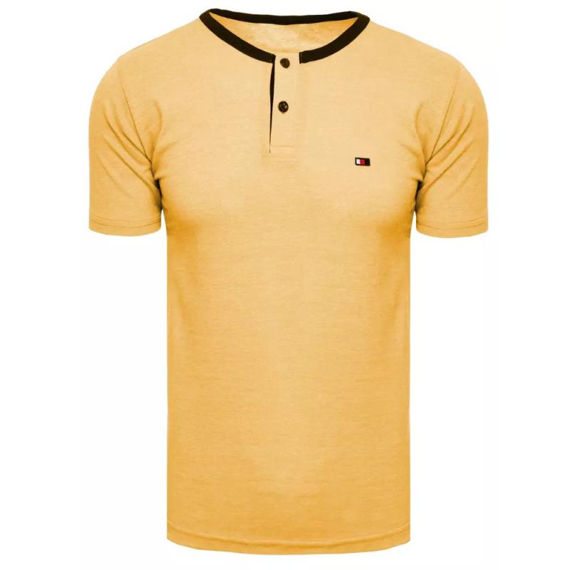 Pánske tričko BUTTONS žlté