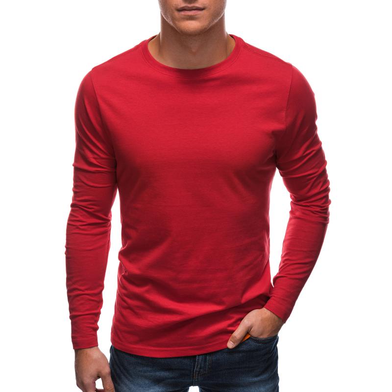 Pánské tričko s dlouhým rukávem ENOCH červený