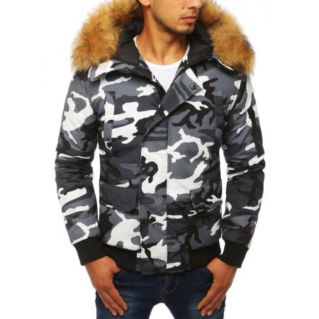 Zimní pánská bunda WINTER moro maskáčová biała