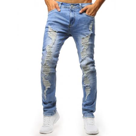 Pánske jeans nohavice STYLE modré