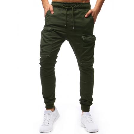 Pánske nohavice STYLE JOGGER zelené