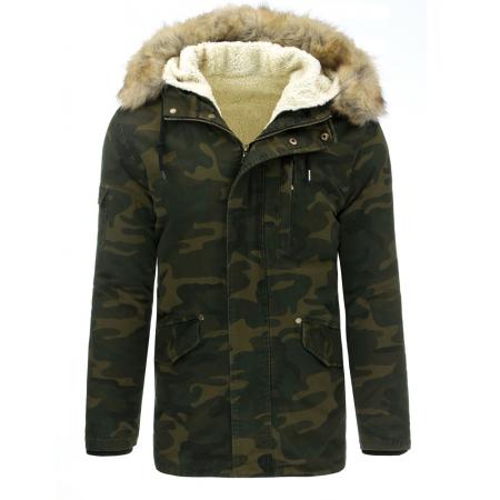 Pánska parka (zimná bunda) - maskované