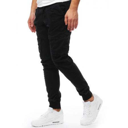 Pánske nohavice STYLE JOGGER jeansy čierne