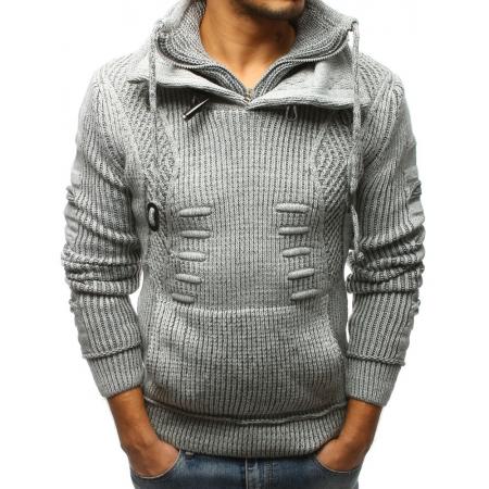 Pánský svetr šedý STYLE