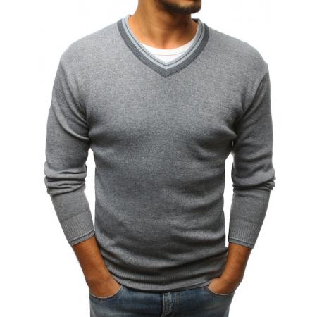 Pánský svetr šedý STYLE