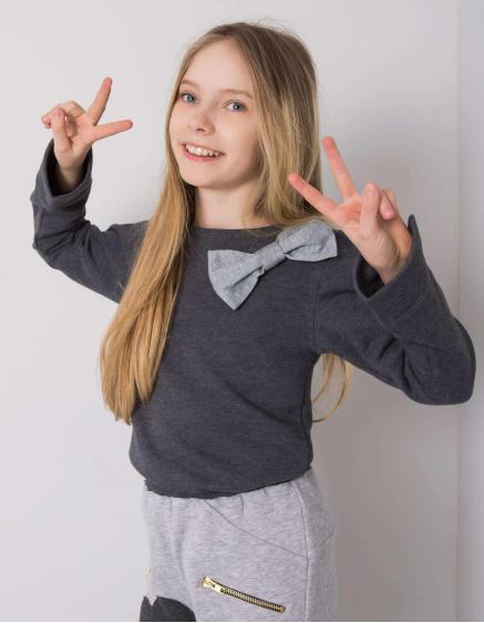 Grafitová halenka pro dívky DODO KIDS