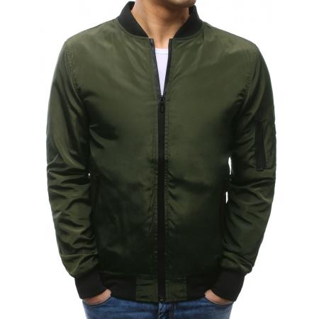 Pánská lehká bomber bunda olivově zelená