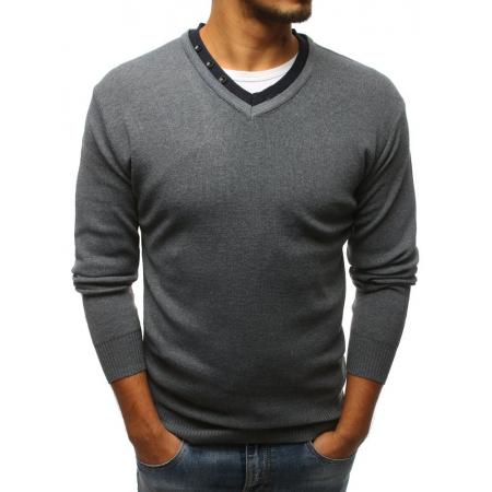 Pánský svetr šedý STYLE