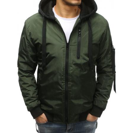 NewStyle Férfi bomber dzseki zöld zakó