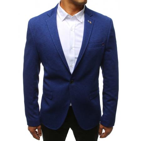 Elegantné pánske sako modré