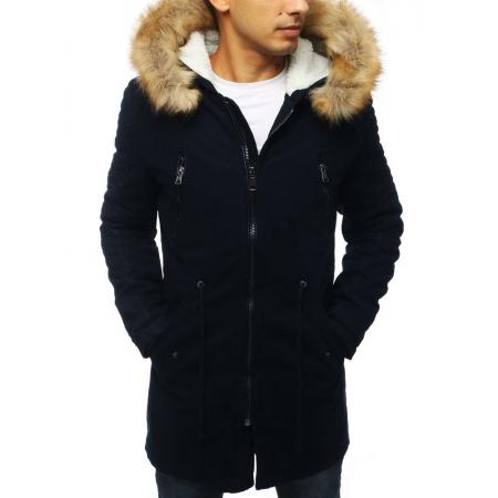 Pánská FALL / WINTER bunda parka zimní tmavě modrá