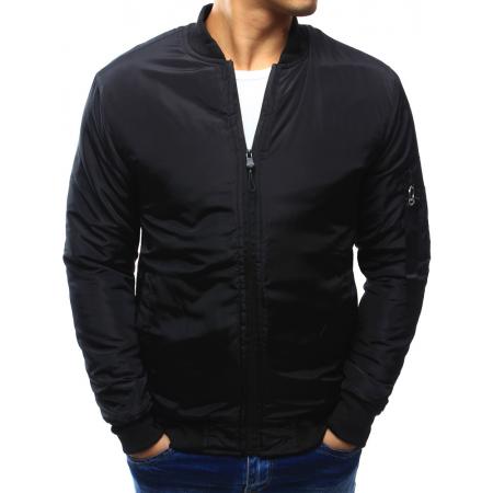 Pánská bunda bomber jacket černá