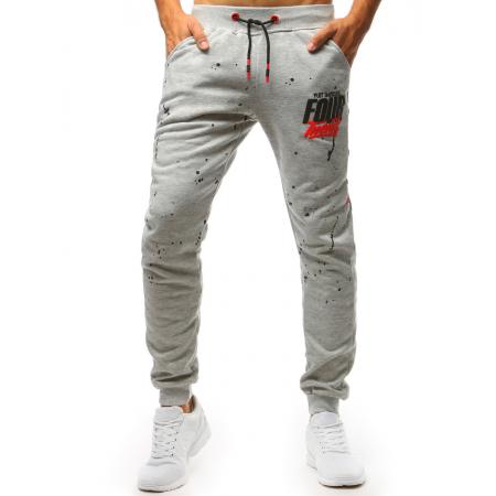 Pánske STYLE tepláky šedej