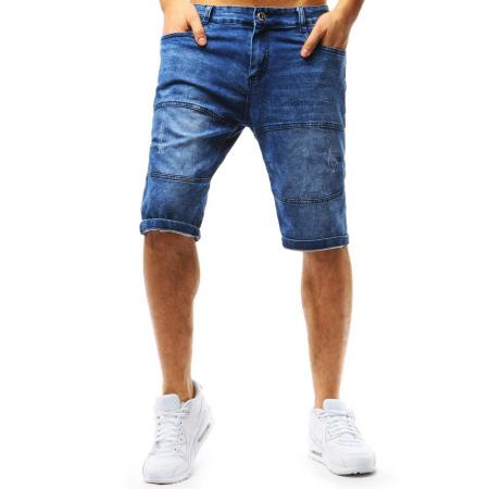 Pánské STYLE kraťasy denim look riflové modré
