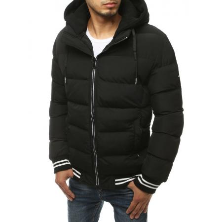Férfi téli kabát steppelt fekete tx3418
