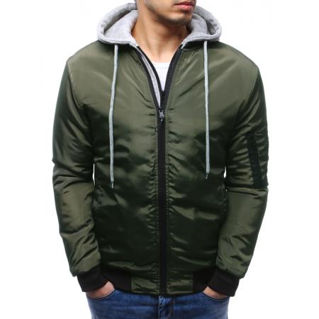 NewStyle Férfi bomber dzseki zöld zakó