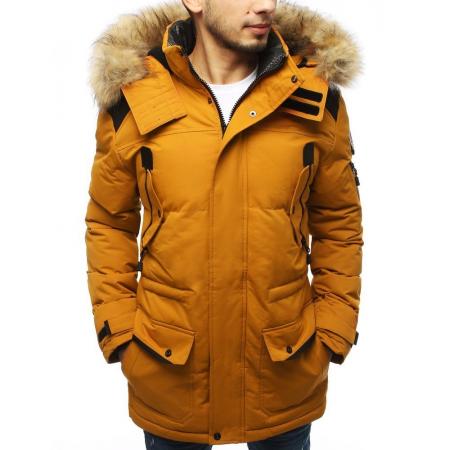 Pánská parka zimní žlutá tx3110