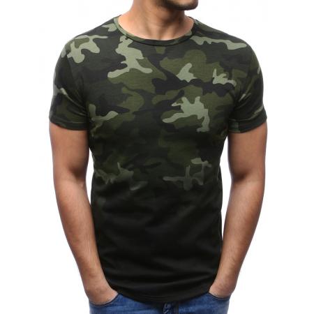 Pánske ORIGINAL tričko s potlačou camo zielony