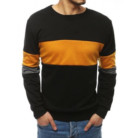 Pánská mikina bez kapuce czarny BX4483