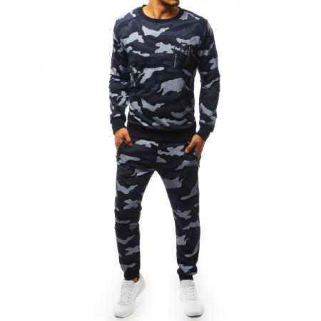 Pánská tepláková souprava camo granatowy