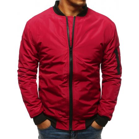 Pánská STYLE bunda bomber jacket červená