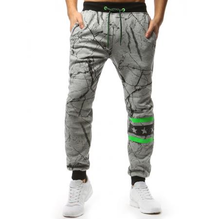 Pánske STYLE nohavice tepláky šedé