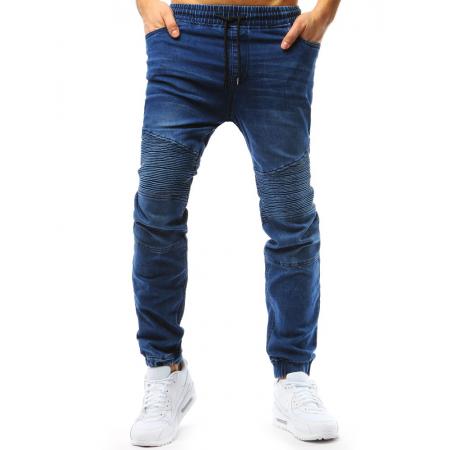 Pánske JOGGER denim look modré