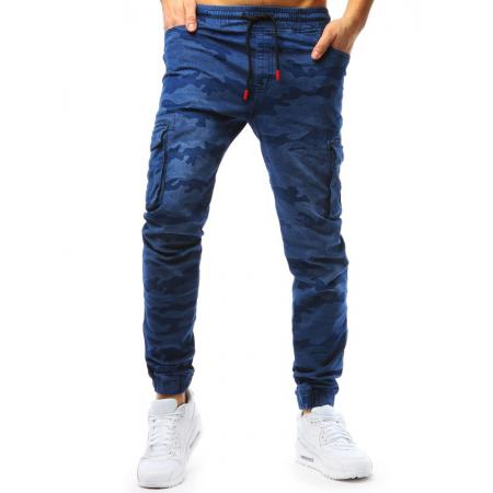 Pánske JOGGER denim look modré