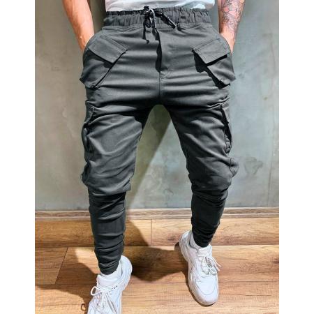 Férfi jogger nadrág szürke ux2633