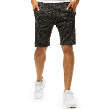 Pánske teplákové SHORT kraťasy antracitovej