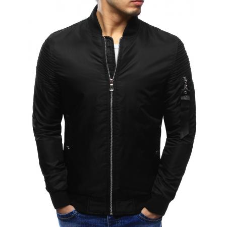 Pánská stylová bunda bomber jacket černá