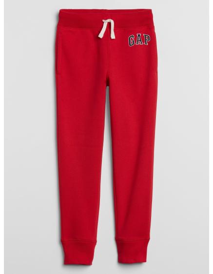 Detské tepláky fleece s logom joggers