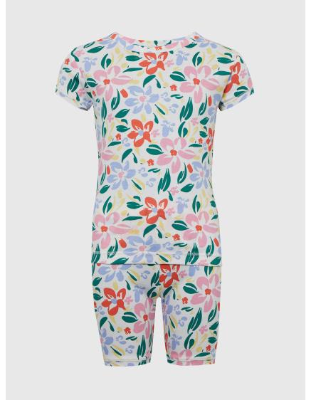 Dětské krátké pyžamo floral