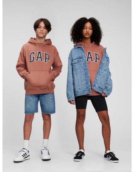 Tini kapucnis pulóver GAP Logo Unisex