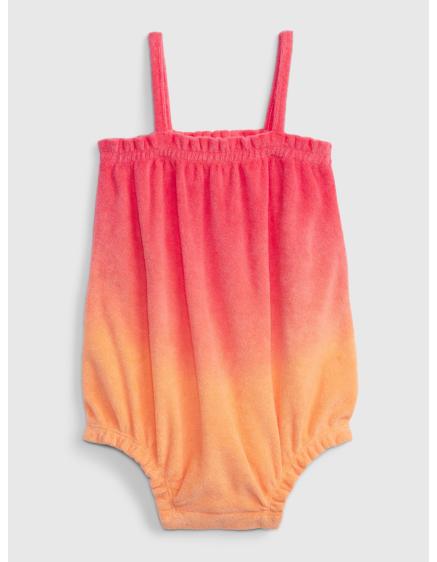 Baba frottír bodysuit vállpántokkal