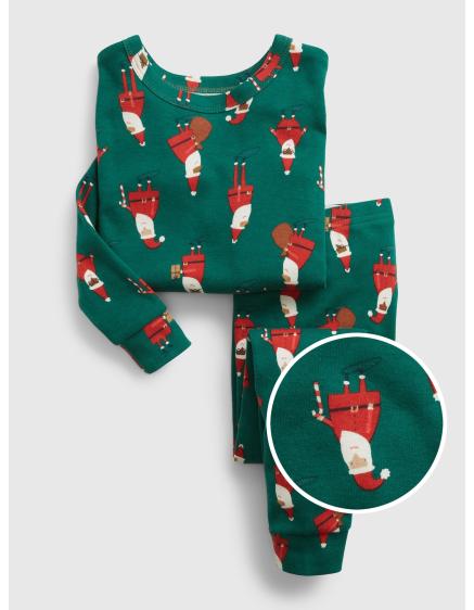 Dětské vzorované pyžamo Santa