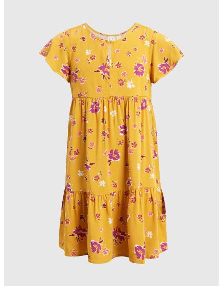Dětské volánové šaty floral