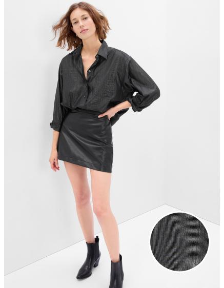 Pruhovaná oversized košeľa