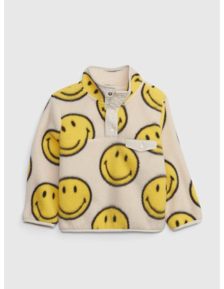 Gyerekek fleece pulóver GAP & Smiley® Unisex