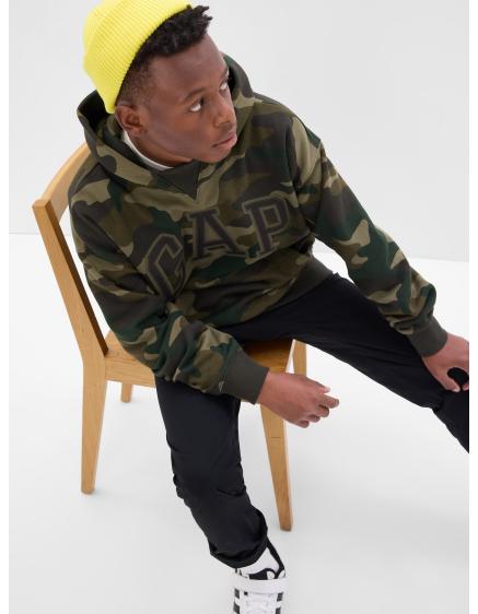 Tini pulóver hadsereg mintával Unisex