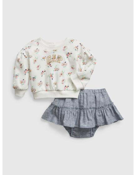 Baby szett pulóver és szoknya