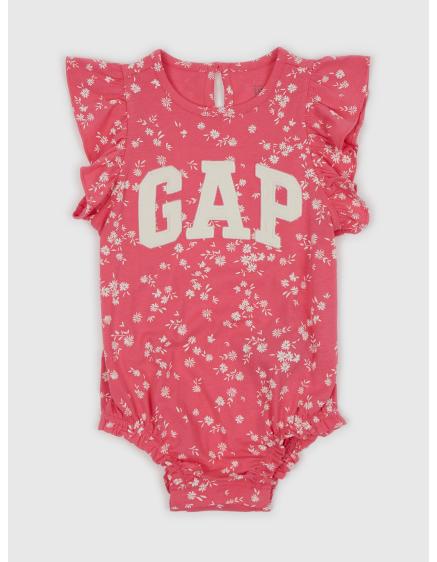 Virágos bodysuit baba