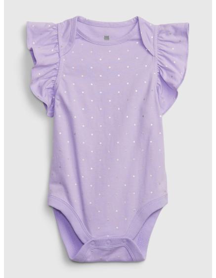 Pöttyös bodysuit fodrokkal
