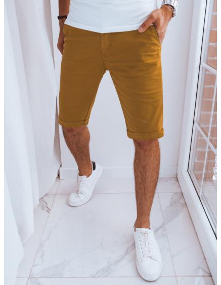 Pánské krátké kalhoty chinos NEAL hnědé
