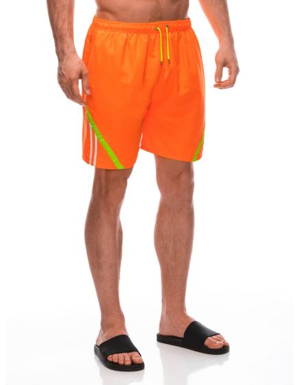 Pánske plavecké šortky W460 oranžové