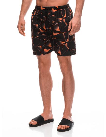 Pánske plavecké šortky W462 oranžové