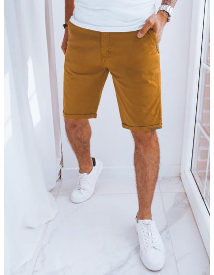 Pánské krátké šortky CHINOS hnědé