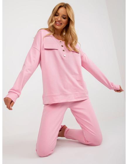 Dámský komplet dvoudílný ležérní JITA růžový