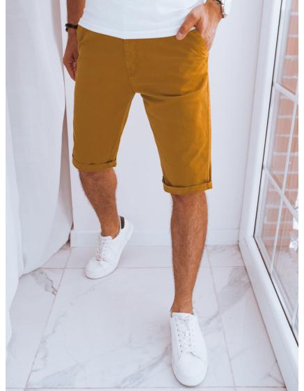 Pánské krátké šortky chinos CARLOS hnědé